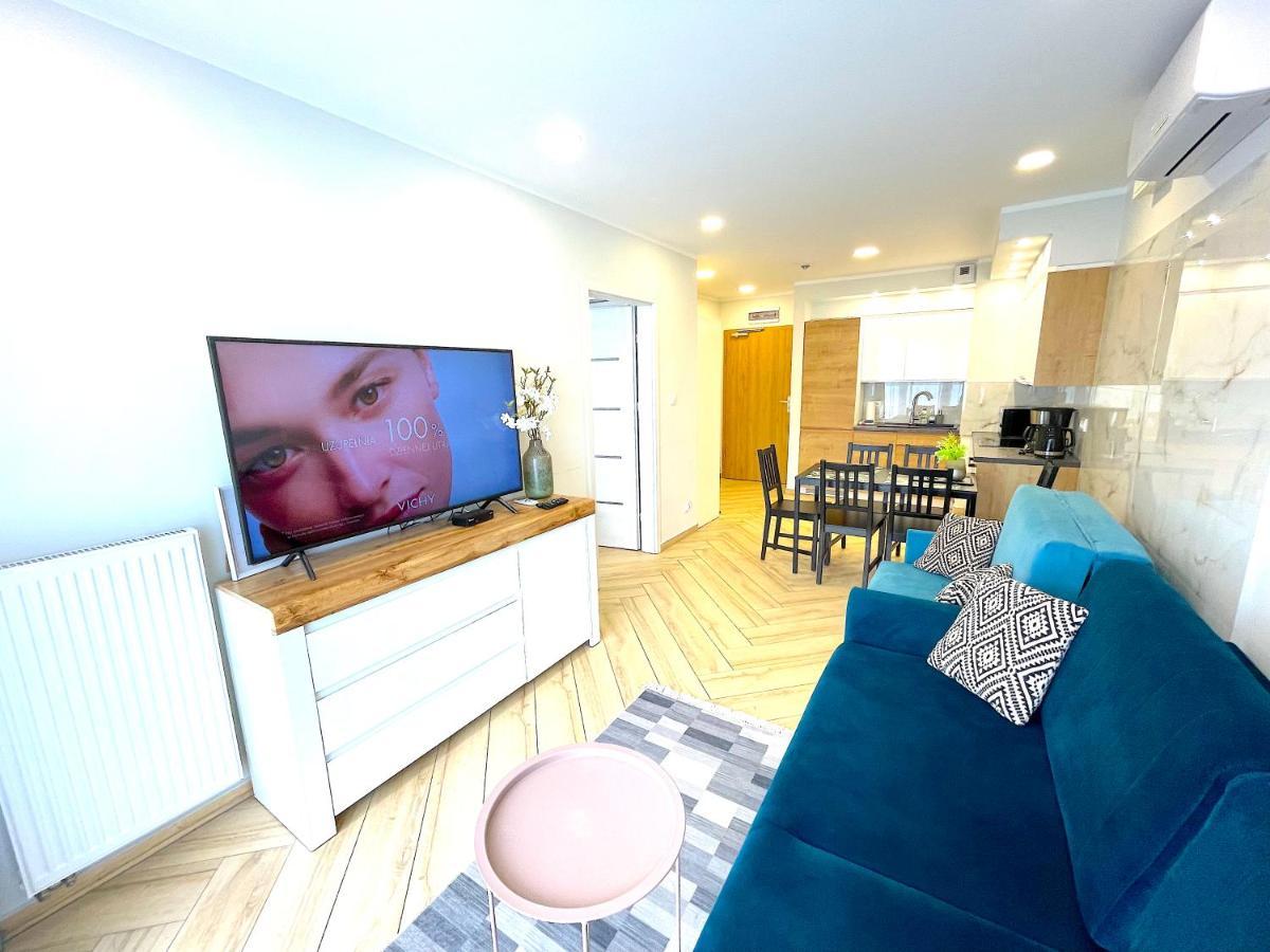 Apartament Superior Blue Przy Plazy- Free Pool, Saunas, Jacuzzi, Fitness, Salzgrotte Kołobrzeg Exteriör bild