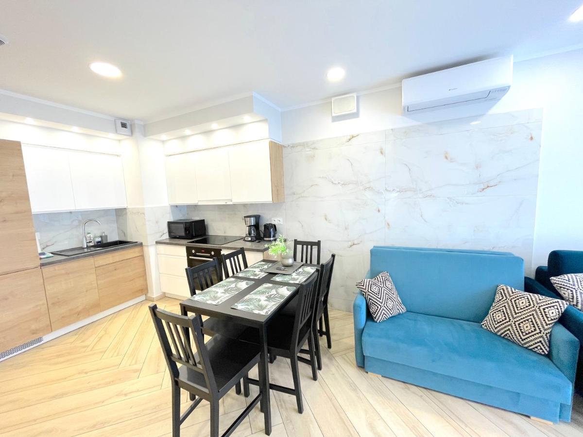 Apartament Superior Blue Przy Plazy- Free Pool, Saunas, Jacuzzi, Fitness, Salzgrotte Kołobrzeg Exteriör bild