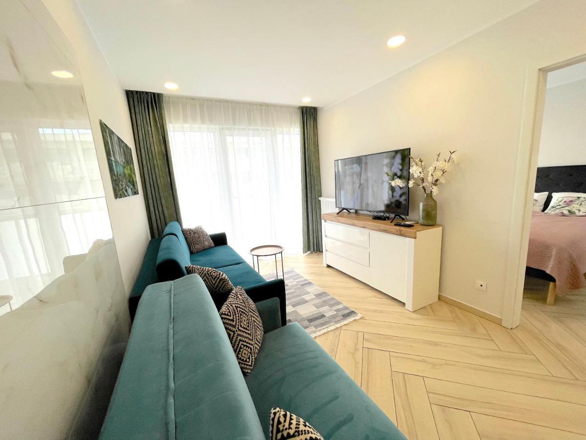 Apartament Superior Blue Przy Plazy- Free Pool, Saunas, Jacuzzi, Fitness, Salzgrotte Kołobrzeg Exteriör bild