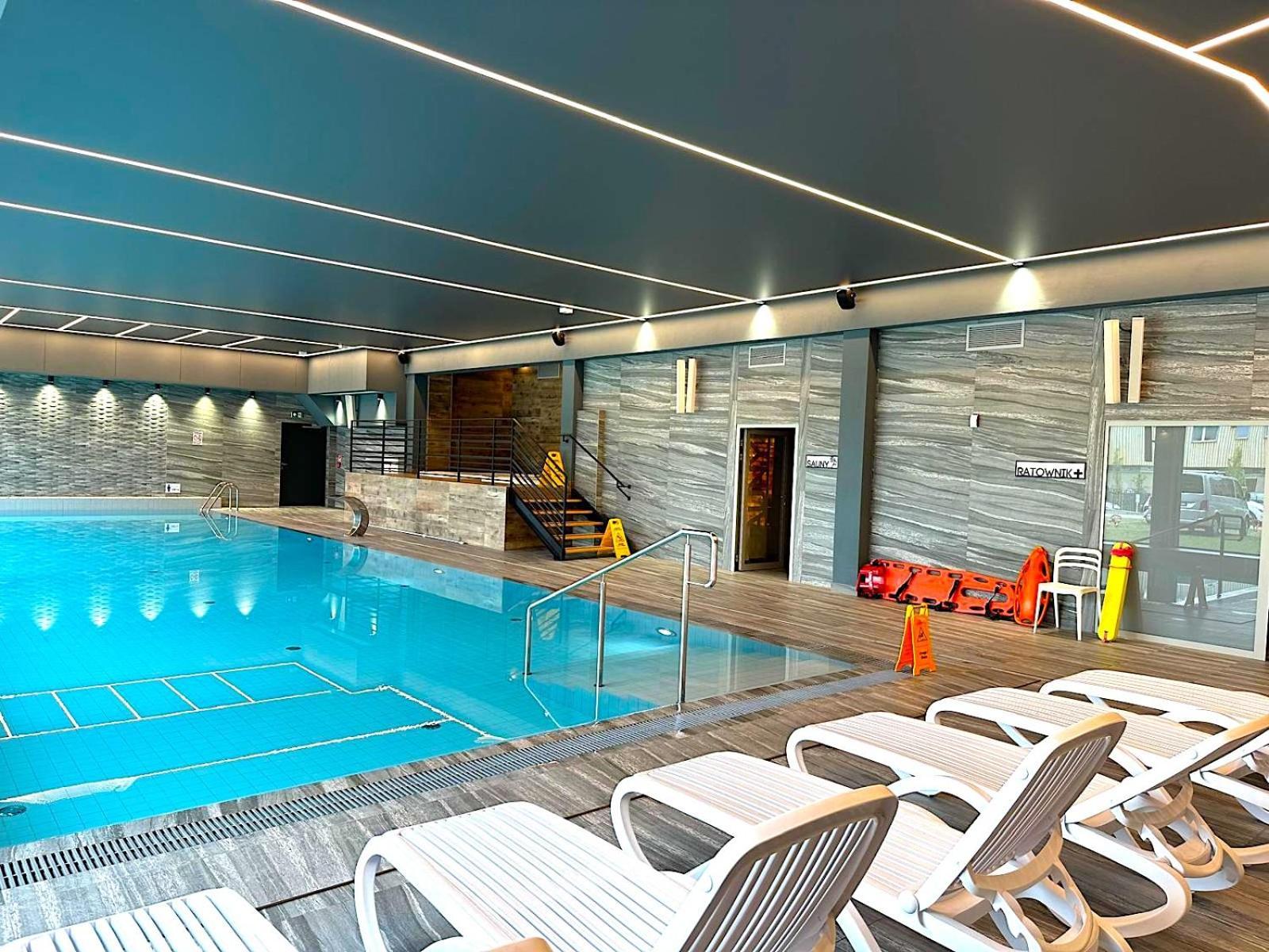 Apartament Superior Blue Przy Plazy- Free Pool, Saunas, Jacuzzi, Fitness, Salzgrotte Kołobrzeg Exteriör bild