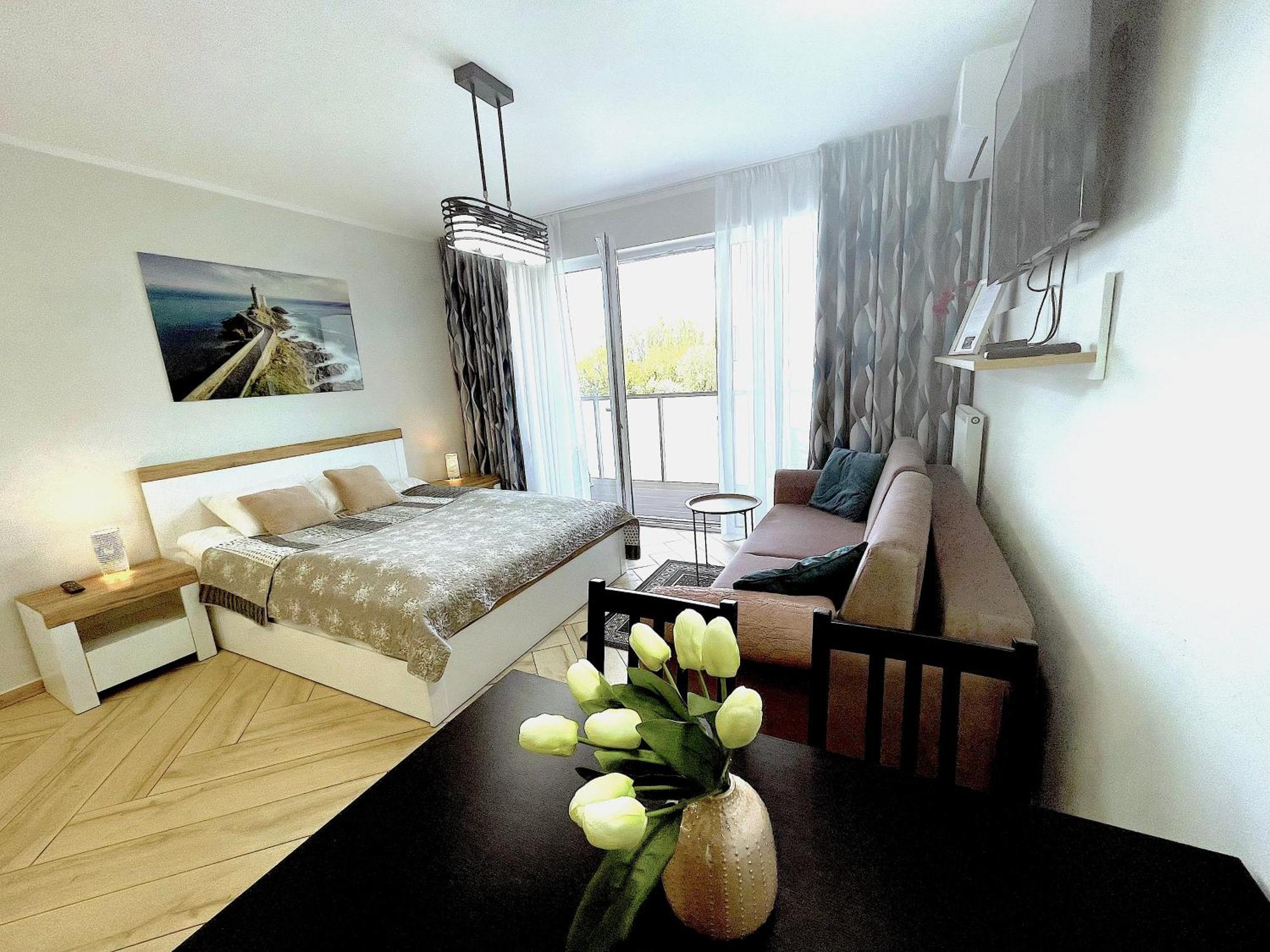Apartament Superior Blue Przy Plazy- Free Pool, Saunas, Jacuzzi, Fitness, Salzgrotte Kołobrzeg Exteriör bild