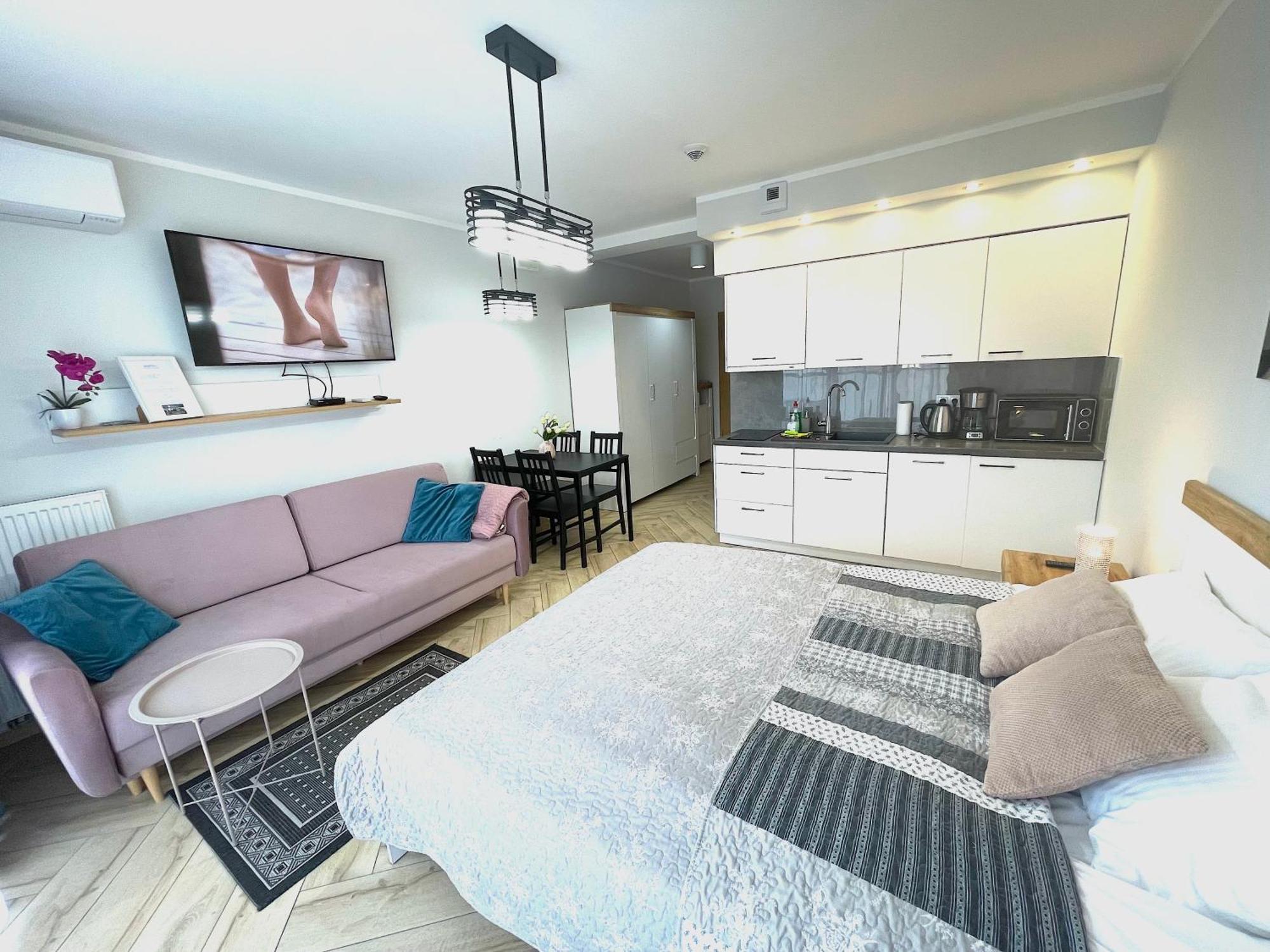Apartament Superior Blue Przy Plazy- Free Pool, Saunas, Jacuzzi, Fitness, Salzgrotte Kołobrzeg Exteriör bild