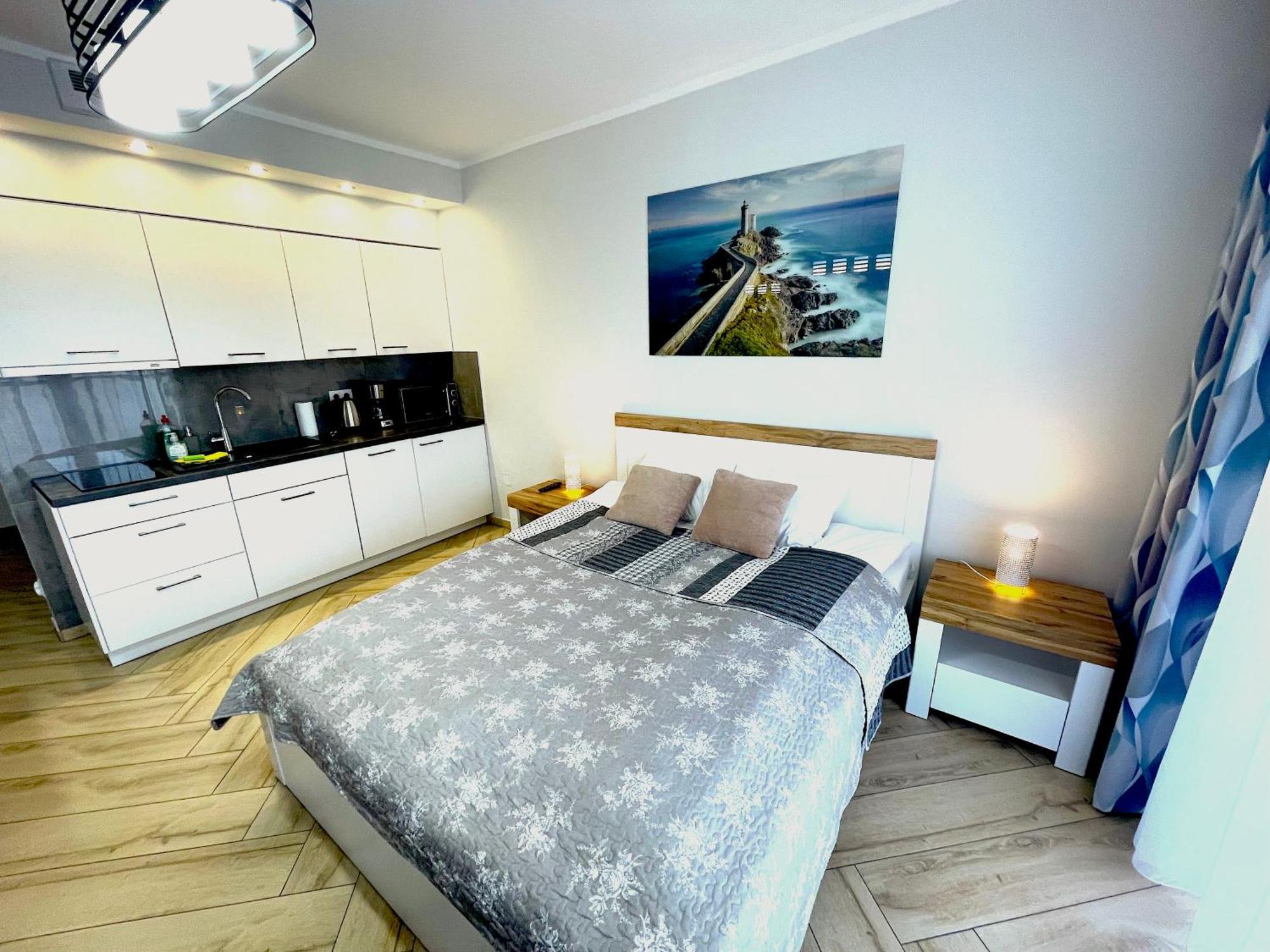Apartament Superior Blue Przy Plazy- Free Pool, Saunas, Jacuzzi, Fitness, Salzgrotte Kołobrzeg Exteriör bild