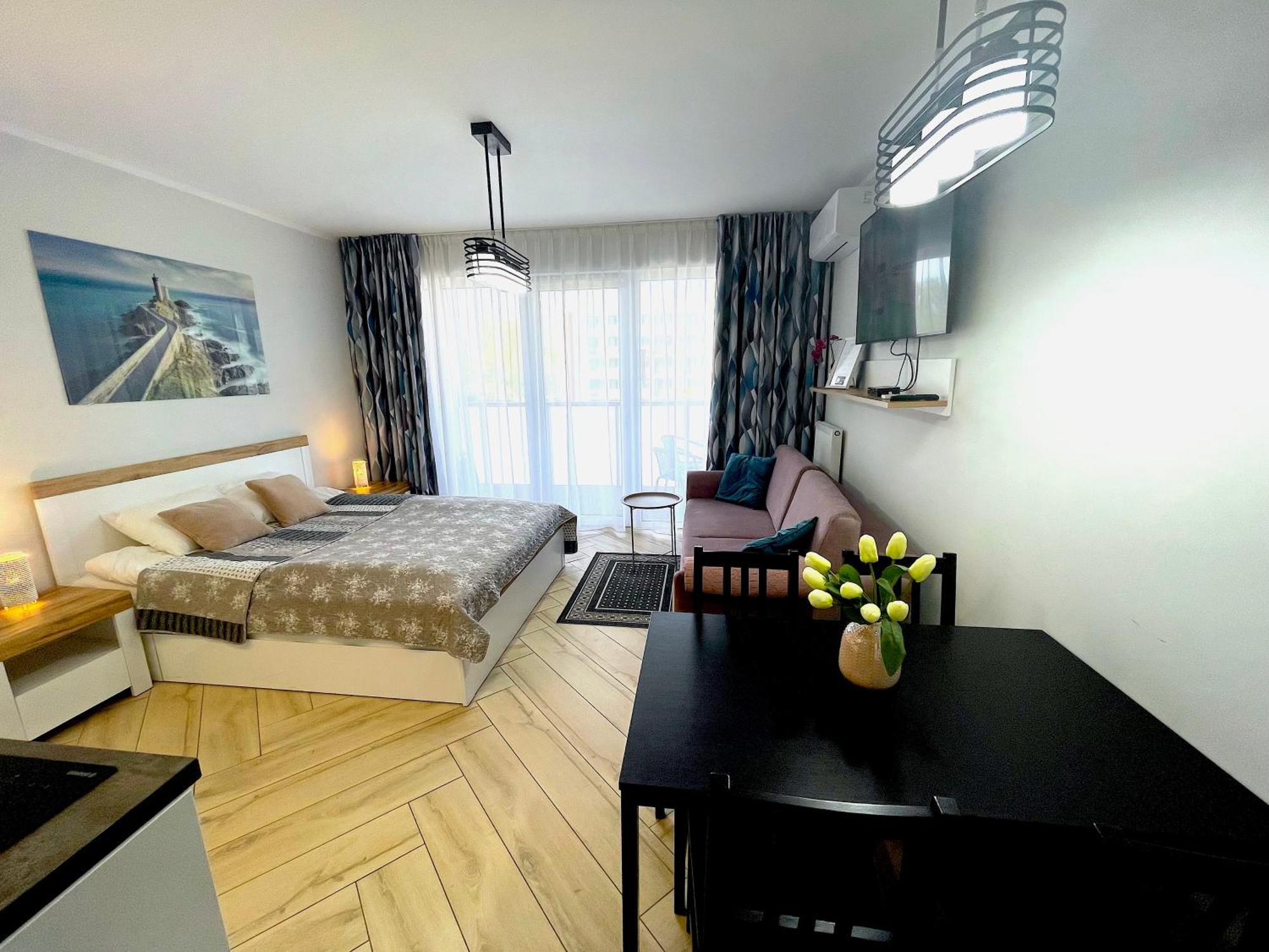 Apartament Superior Blue Przy Plazy- Free Pool, Saunas, Jacuzzi, Fitness, Salzgrotte Kołobrzeg Exteriör bild
