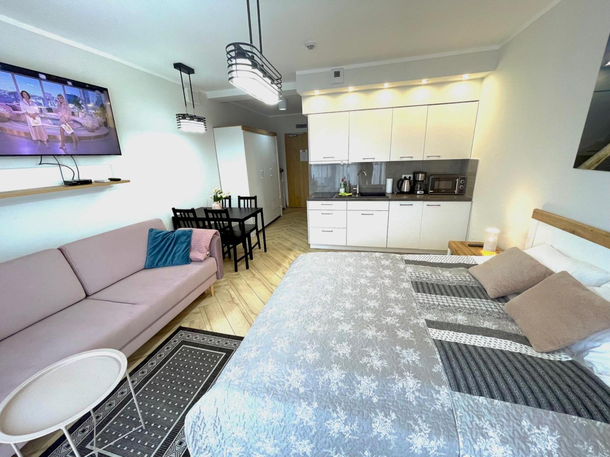 Apartament Superior Blue Przy Plazy- Free Pool, Saunas, Jacuzzi, Fitness, Salzgrotte Kołobrzeg Exteriör bild